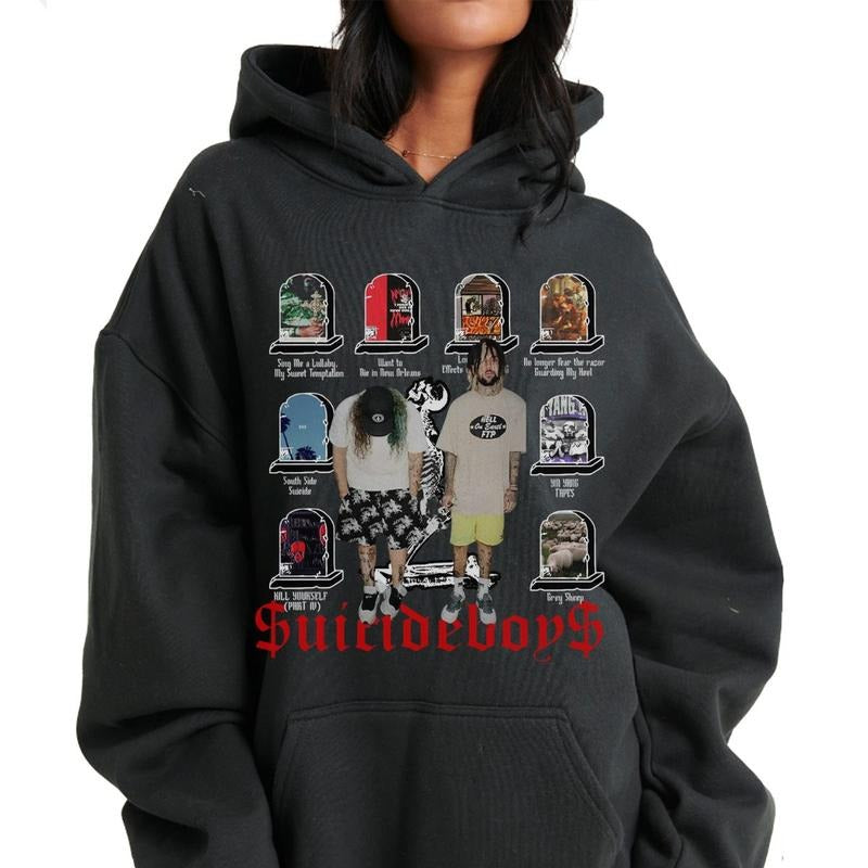 Suicideeboy List Albums Shirt Greydey2025 Fan T-Shirts, Hoodie, Sweatshirt