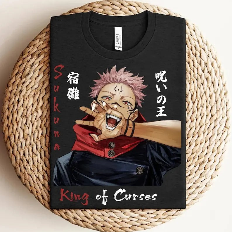Sukuna Shirt, Jujutsu Kaisen Shirt, Hoodie, Sweatshirt | HypeDripTees.com
