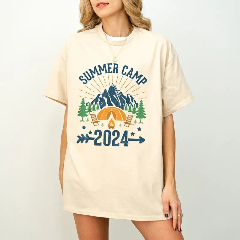 Summer Camp 2024 T-Shirt, Summer Camp Shirt, Summer Camp Gift, Summer Camp Shirt Hoodie, Sweatshirt | HypeDripTees.com