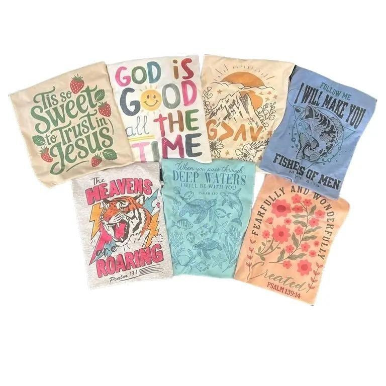 Summer Christian Tee Collection - BUY ONE OR BUY THEM ALL Christian Shirts Hoodie, Sweatshirt | HypeDripTees.com