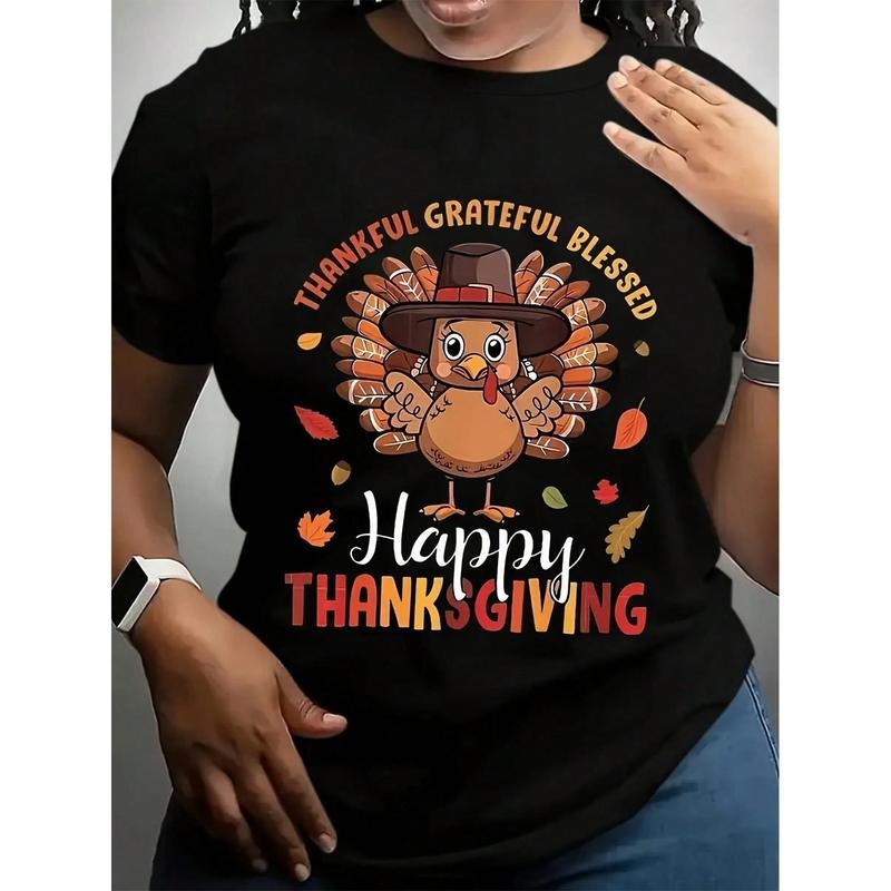 Women's  Thanksgiving Graphic T-Shirt