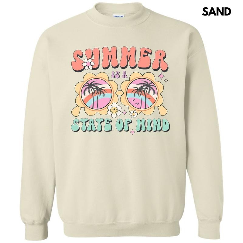 Summer State Of Mind Sweatshirt T-Shirts, Hoodie | HypeDripTees.com