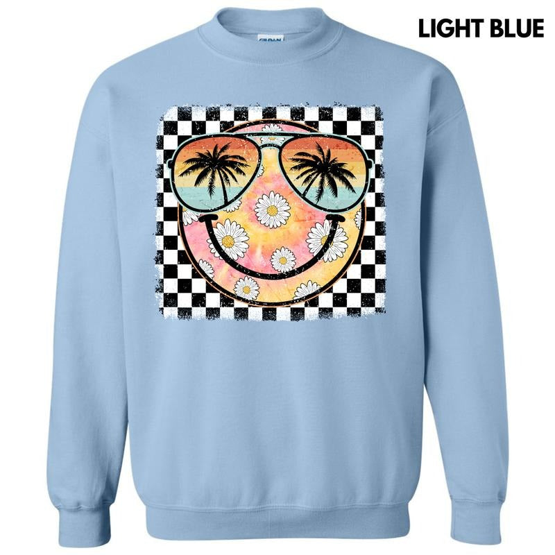 Summer Sunglasses Happy Face Sweatshirt 'NLB' T-Shirts, Hoodie | HypeDripTees.com