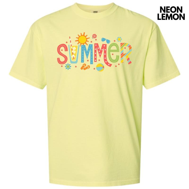 Summer Time Comfort Colors T-Shirt 'NLB' Hoodie, Sweatshirt | HypeDripTees.com