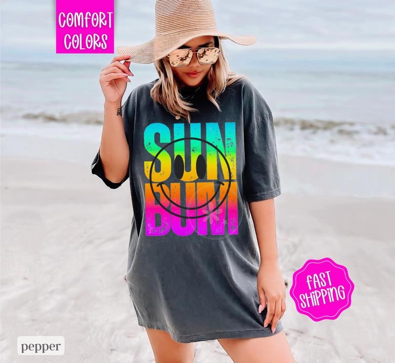 Sun Bum 1 Shirt Comfort Colors, Cute Summer Oversized Beach Tee, Swimsuit Cover Up Hoodie, Sweatshirt | HypeDripTees.com