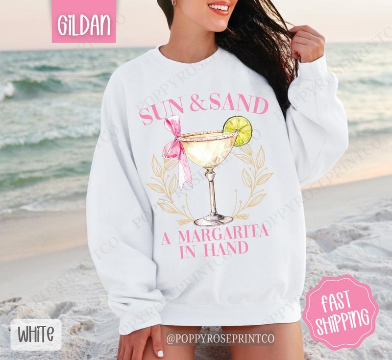 Sun Sand Margarita Cute Cocktail Margarita T-Shirts, Hoodie, Sweatshirt