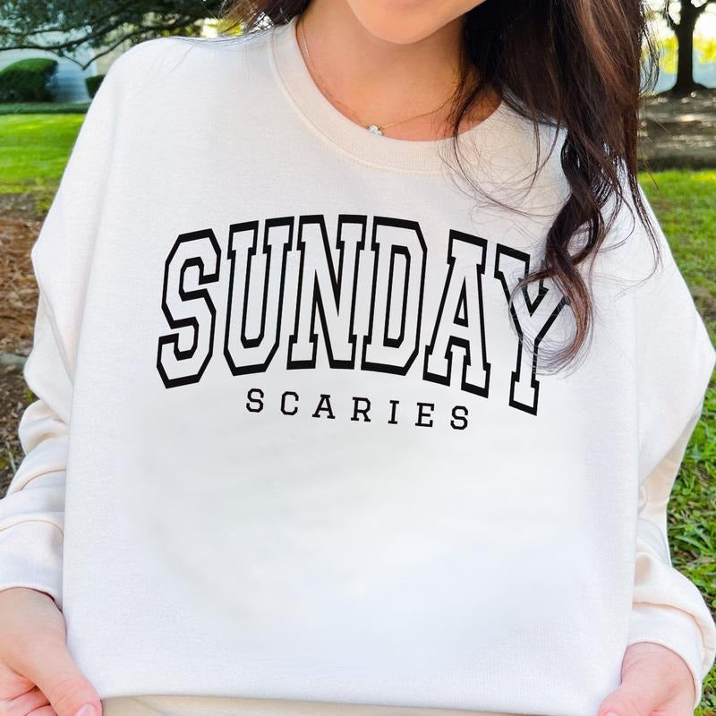 'Sunday Scaries' Sweatshirt T-Shirts, Hoodie | HypeDripTees.com