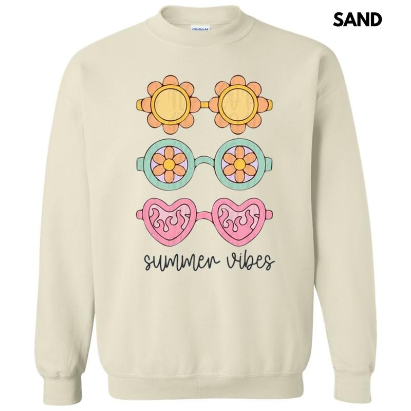 Sunglasses Summer Vibes Sweatshirt T-Shirts, Hoodie | HypeDripTees.com