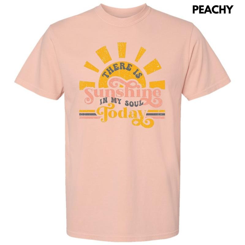 Sunshine In My Soul Comfort Colors T-Shirt Hoodie, Sweatshirt | HypeDripTees.com