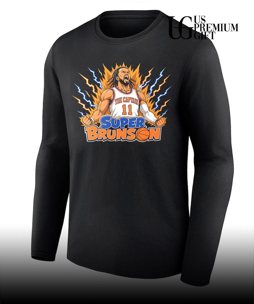 Super Brunson Super Saiyan x Jalen Brunson NY Knicks funny shirt