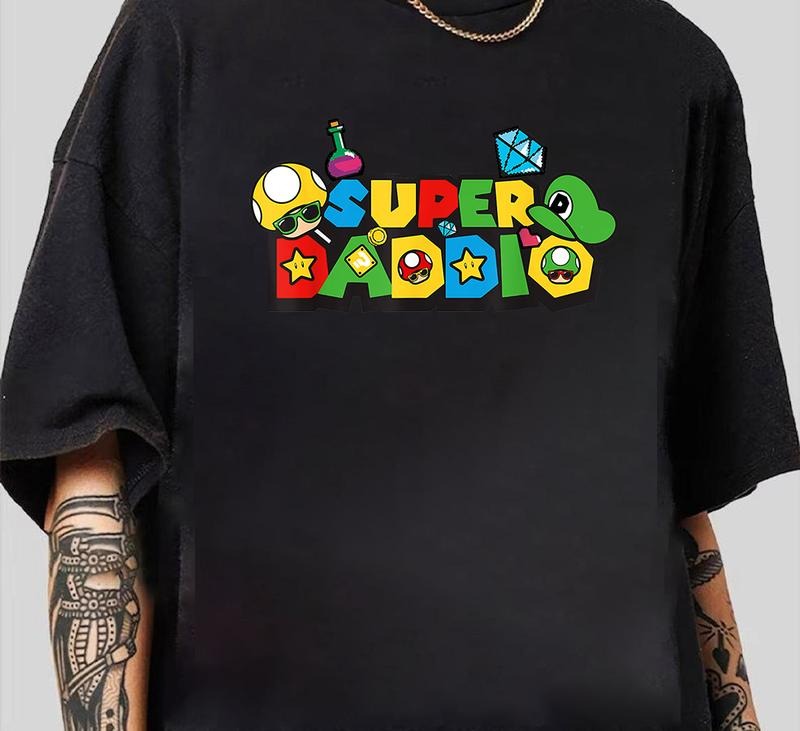 Super Gamer Dad Funny Meme Father T-Shirt T-Shirt Premium Comfort Add Your Unique Twist Hoodie, Sweatshirt | HypeDripTees.com