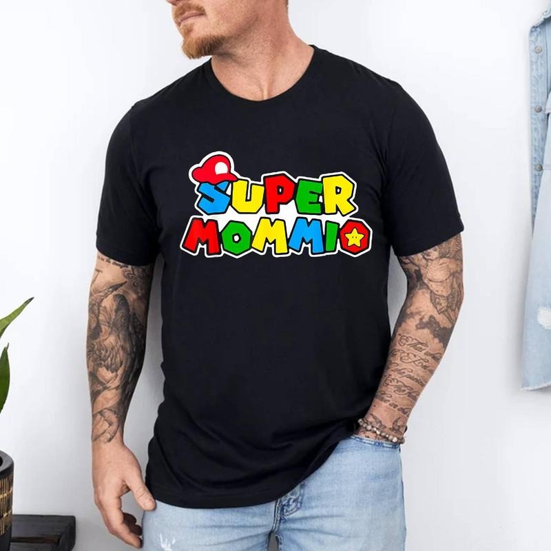 Super Gamer Mommio Women Day for Mothers From Husband & mens T-Shirt | 100% Cotton Tee, Top Menswear Hoodie, Sweatshirt