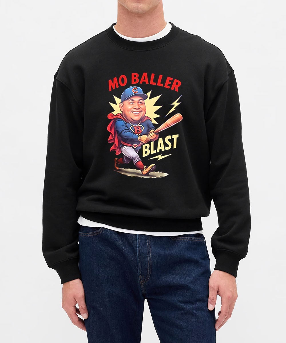 Super Mo Baller Blast Chicago Cubs baseball shirt