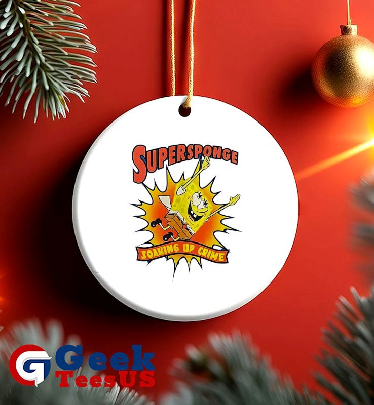 Super Sponge soaking up crime shirt