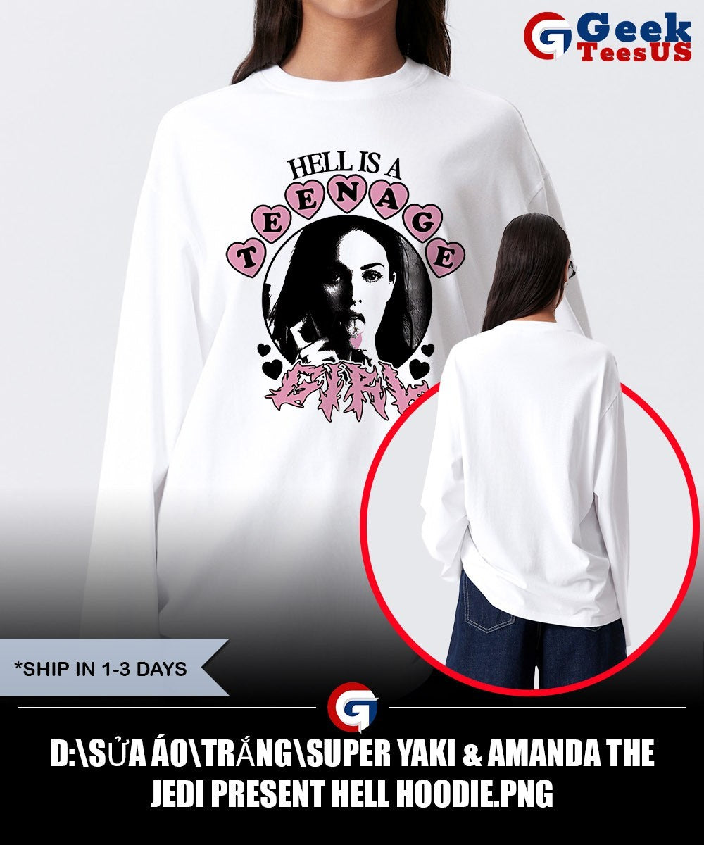 Super Yaki & Amanda the jedi present hell T-shirt