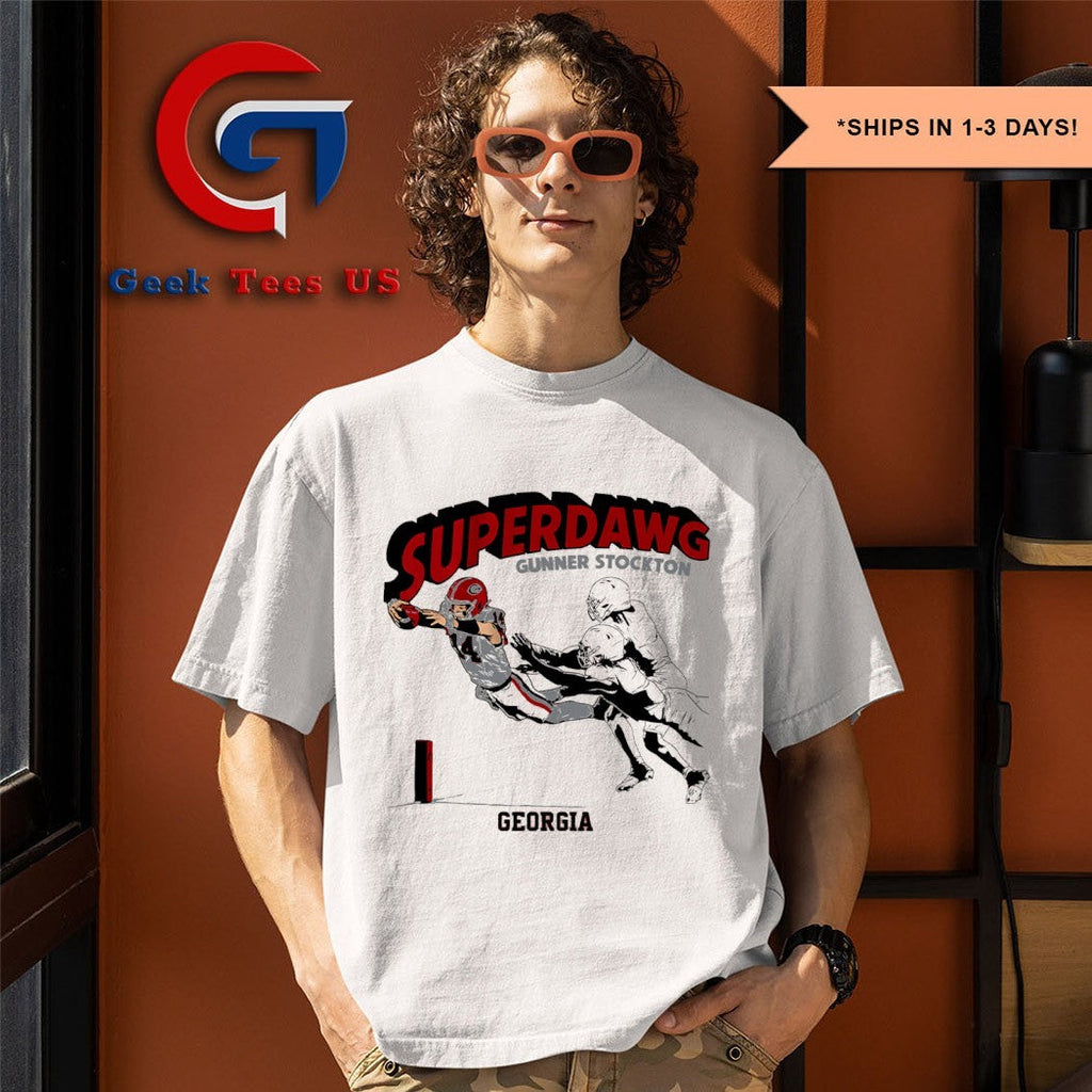 SuperDawg Gunner Stockton Georgia Bulldogs football shirt