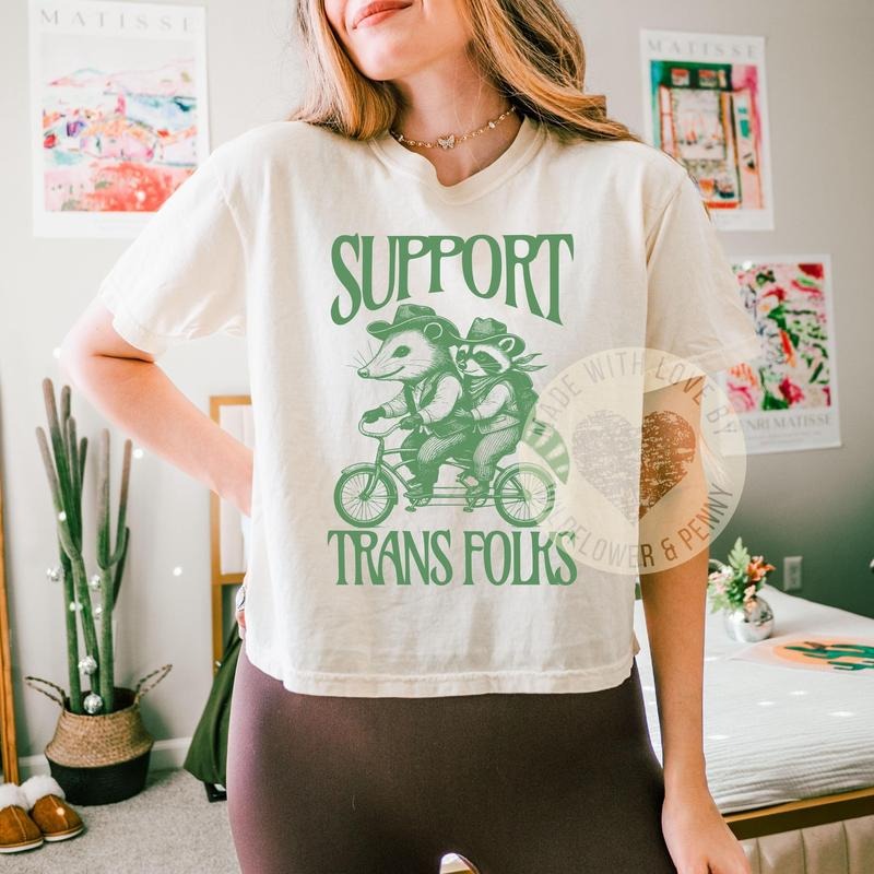 Support Trans Folks,Gay Rights Shirt,Funny Lgbtqia pride,Trans tee Hoodie, Sweatshirt | HypeDripTees.com
