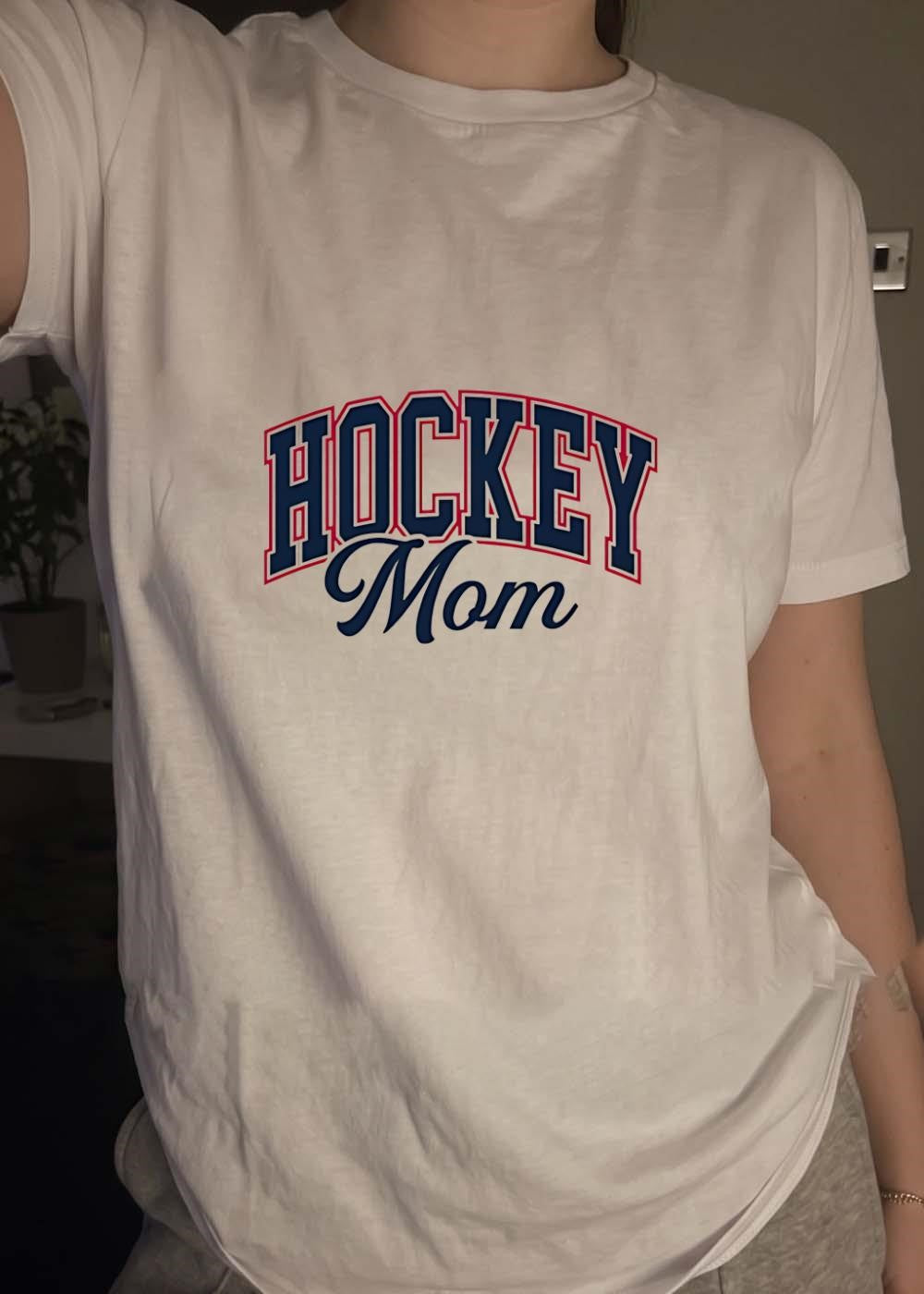Support Your Athlete Hockey Mom Apparel Hockey Mom T-Shirt
