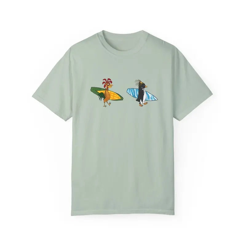 Surfing Chicken Unisex T-shirt