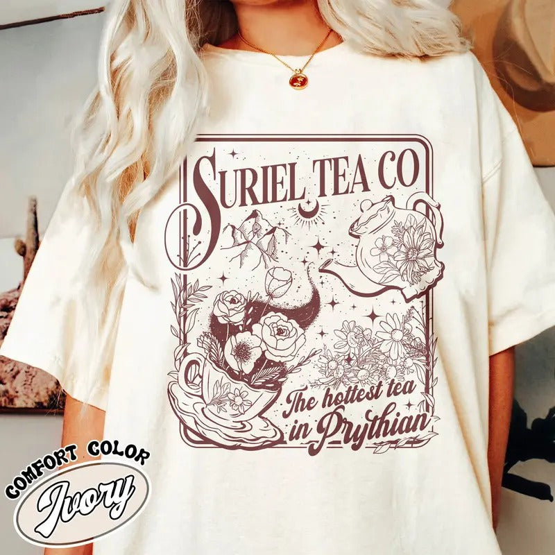 Suriel Tea Co Comfort Color Shirt Hoodie, Sweatshirt | HypeDripTees.com