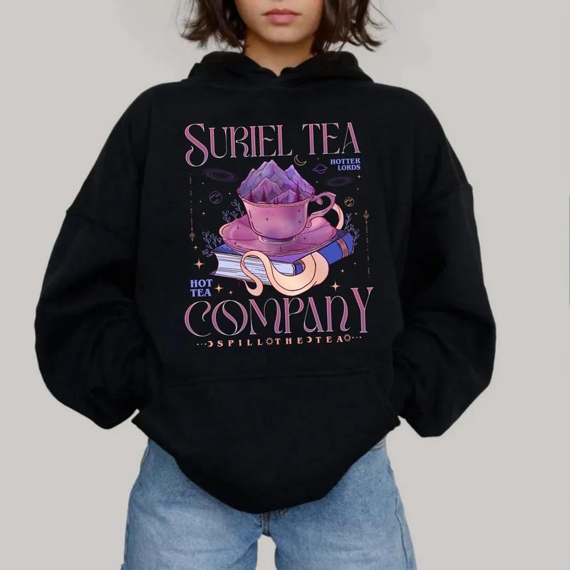 Suriel Tea Co Shirt, A Court Of Thorns And Roses, Bookish Booktok Shirt, Acotar Sjm Trendy Merch, Velaris Acotar Shirt...