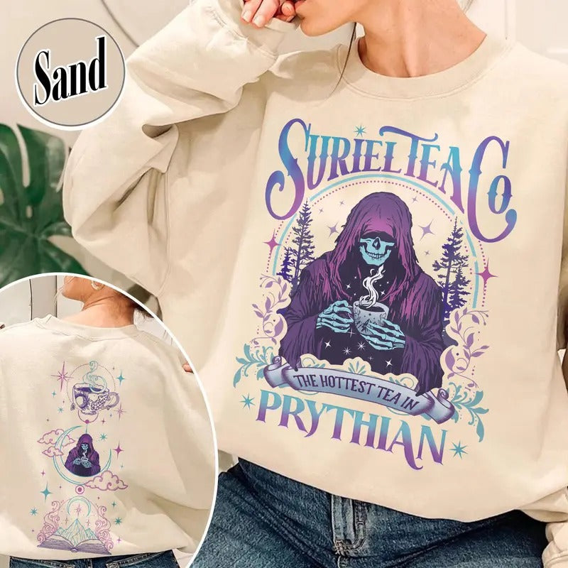 Suriel Tea Co Sweatshirt,Suriel Tea Co The Hottest Tea,Acotar Sweatshirt, A Court Of Thorns And Roses Tee, SJM...