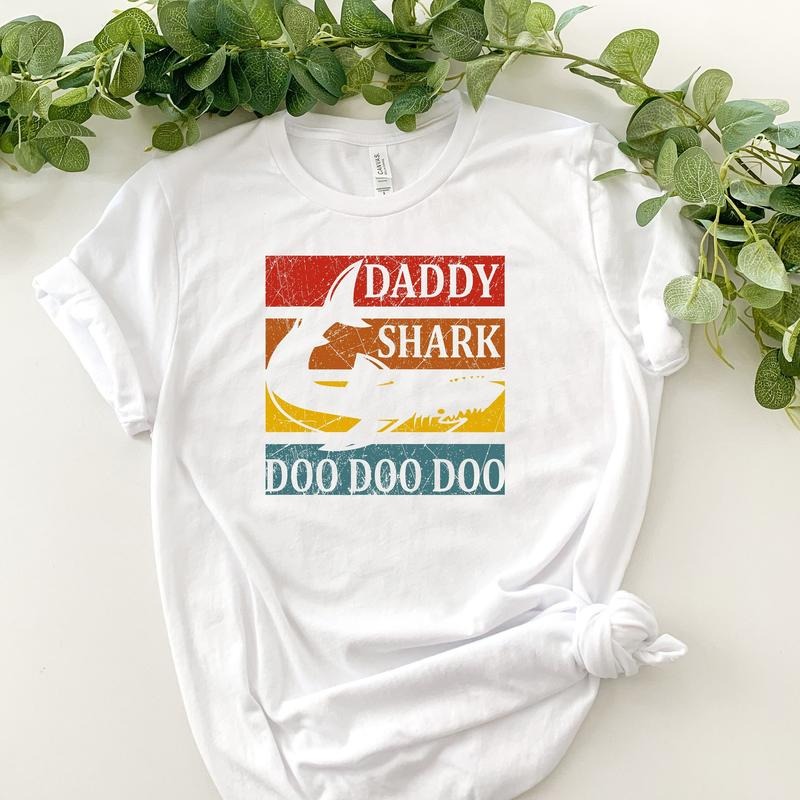 Daddy Shark Do Do Do T-shirt/Hoodie/Sweater Daddy Shark Shirt Funny Dad T-shirt Husband Gift Gift For Dad Shark Shirts...