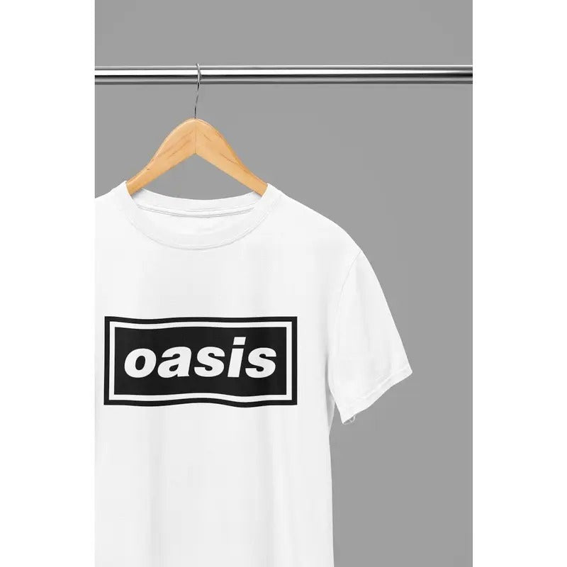Oasis T-Shirt Band Logo Noel Liam Gallagher Official New T-Shirt/Sweatshirt - Unisex Hoodie | HypeDripTees.com