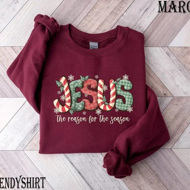 Jesus Is Reason Season Cotton Womenswear Top T-Shirts, Hoodie, Sweatshirt