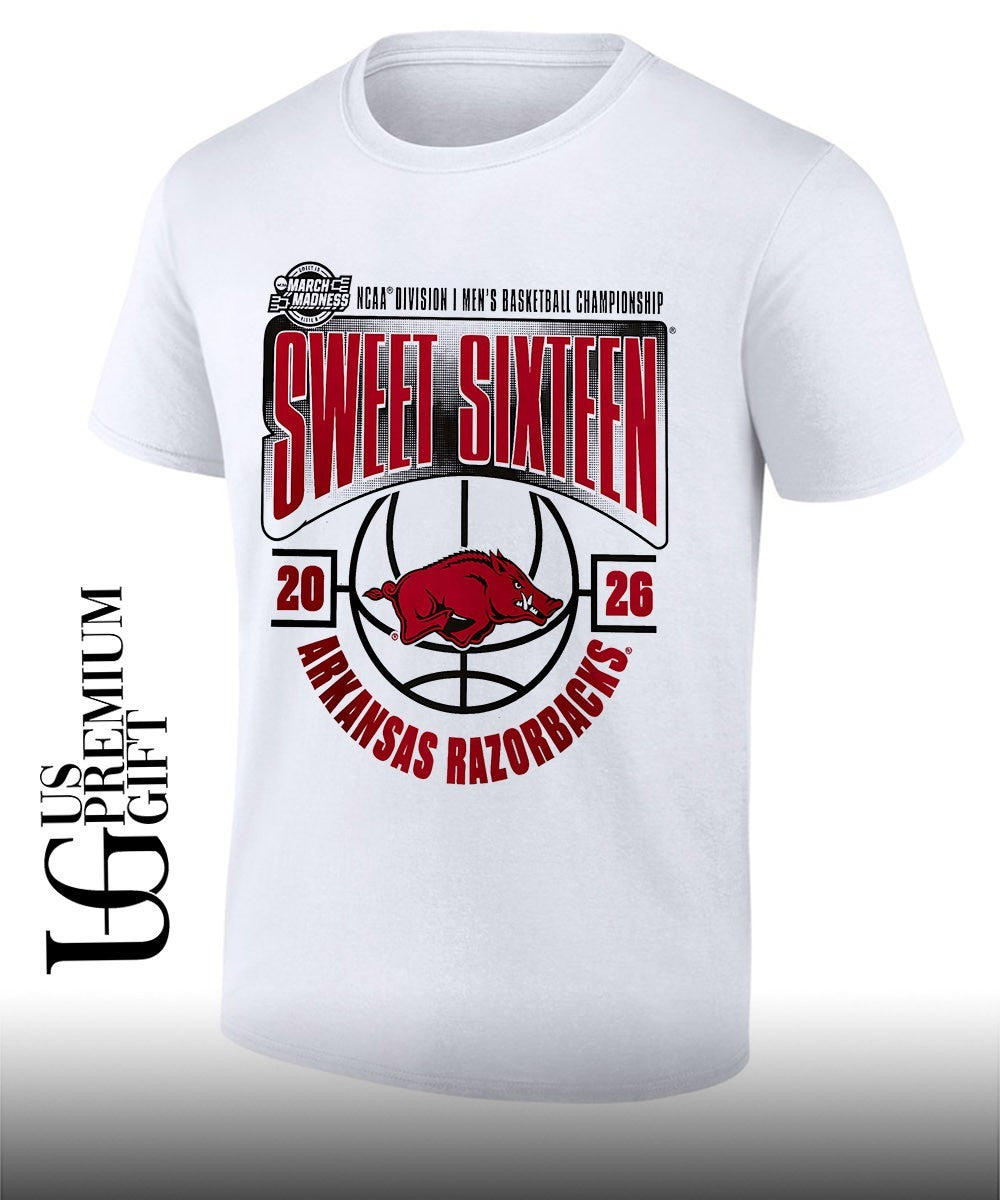 Sweet 16 Arkansas Razorbacks 2026 NCAA Men’s Basketball Tournament March Madness shirt