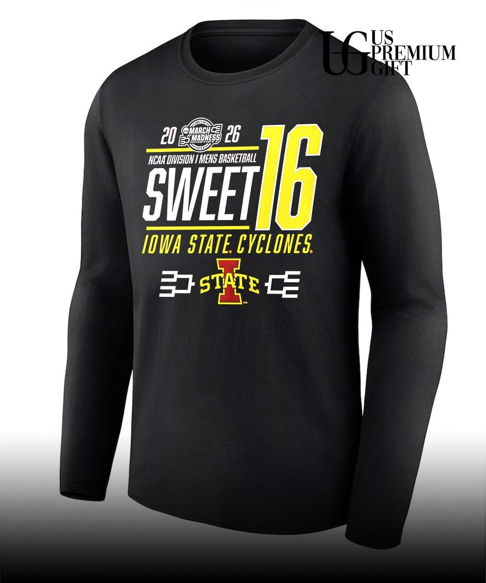 Sweet 16 Bound Iowa State Cyclones 2026 NCAA Men’s basketball March Madness shirt