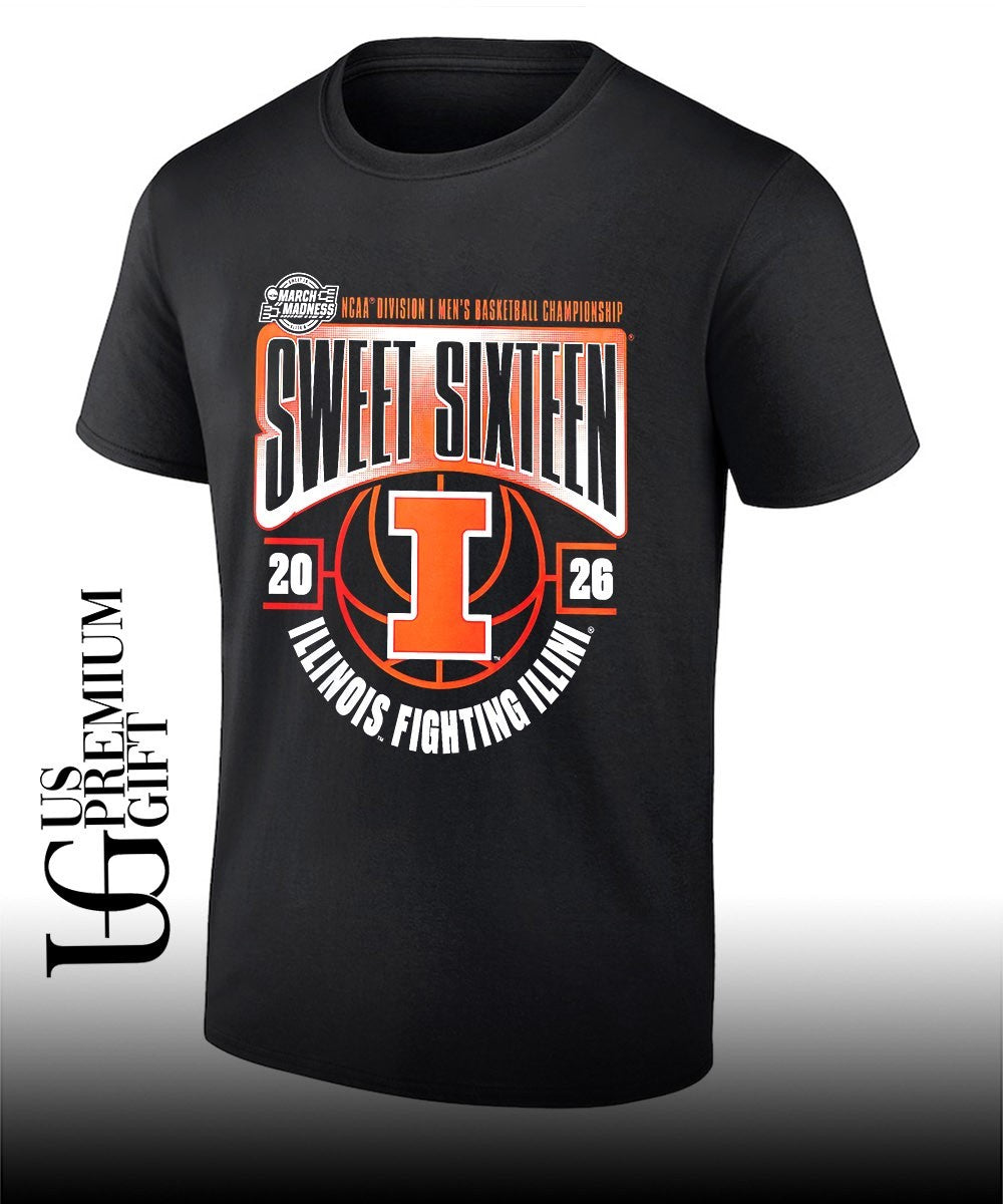 Sweet 16 Illinois Fighting Illini 2026 NCAA Men’s Basketball Tournament March Madness shirt