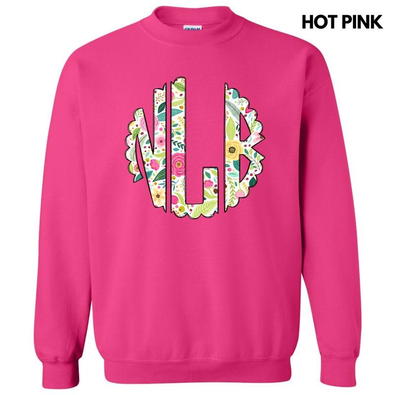 Sweet As Can Be Monogram Sweatshirt 'NLB' T-Shirts, Hoodie | HypeDripTees.com