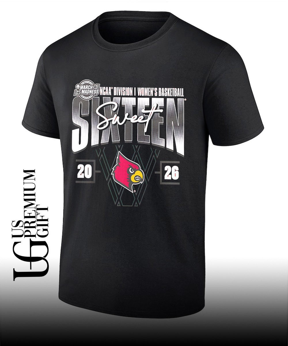 Sweet Sixteen Louisville Cardinals 2026 NCAA Women’s Basketball Tournament March Madness shirt