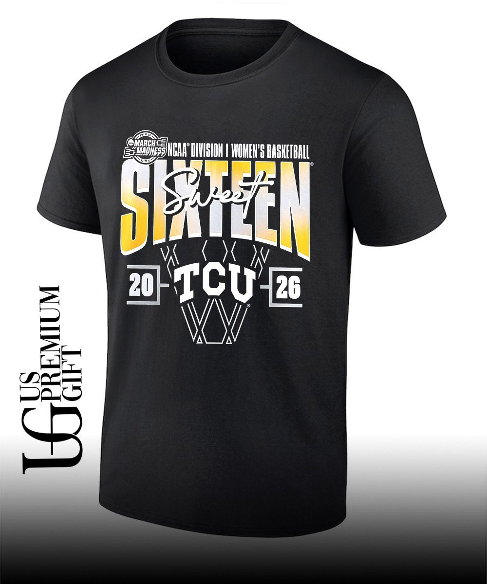 Sweet Sixteen TCU Horned Frogs 2026 NCAA Women’s Basketball Tournament March Madness shirt