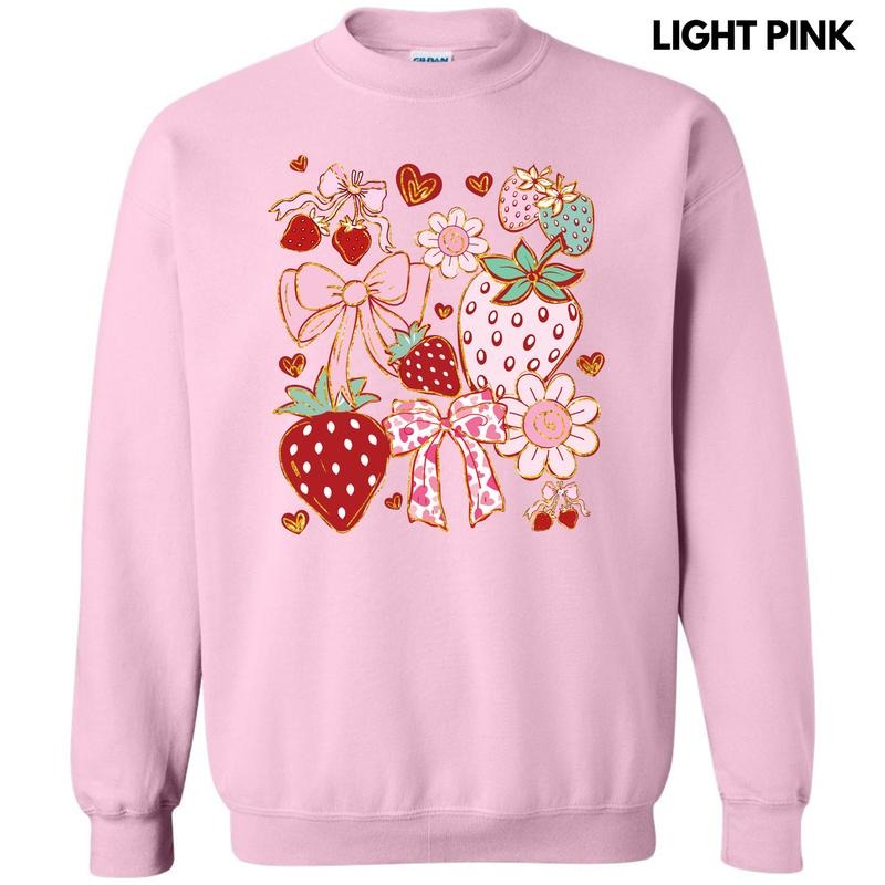 Sweet Strawberry Scene Sweatshirt 'NLB' T-Shirts, Hoodie | HypeDripTees.com