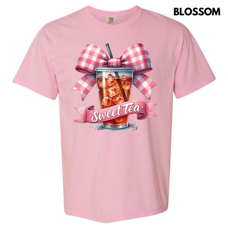 Sweet Tea Coquette Comfort Colors T-Shirt 'NLB' Hoodie, Sweatshirt | HypeDripTees.com