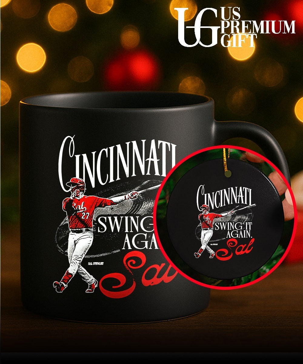Swing it Again Sal Stewart Cincinnati Reds baseball shirt