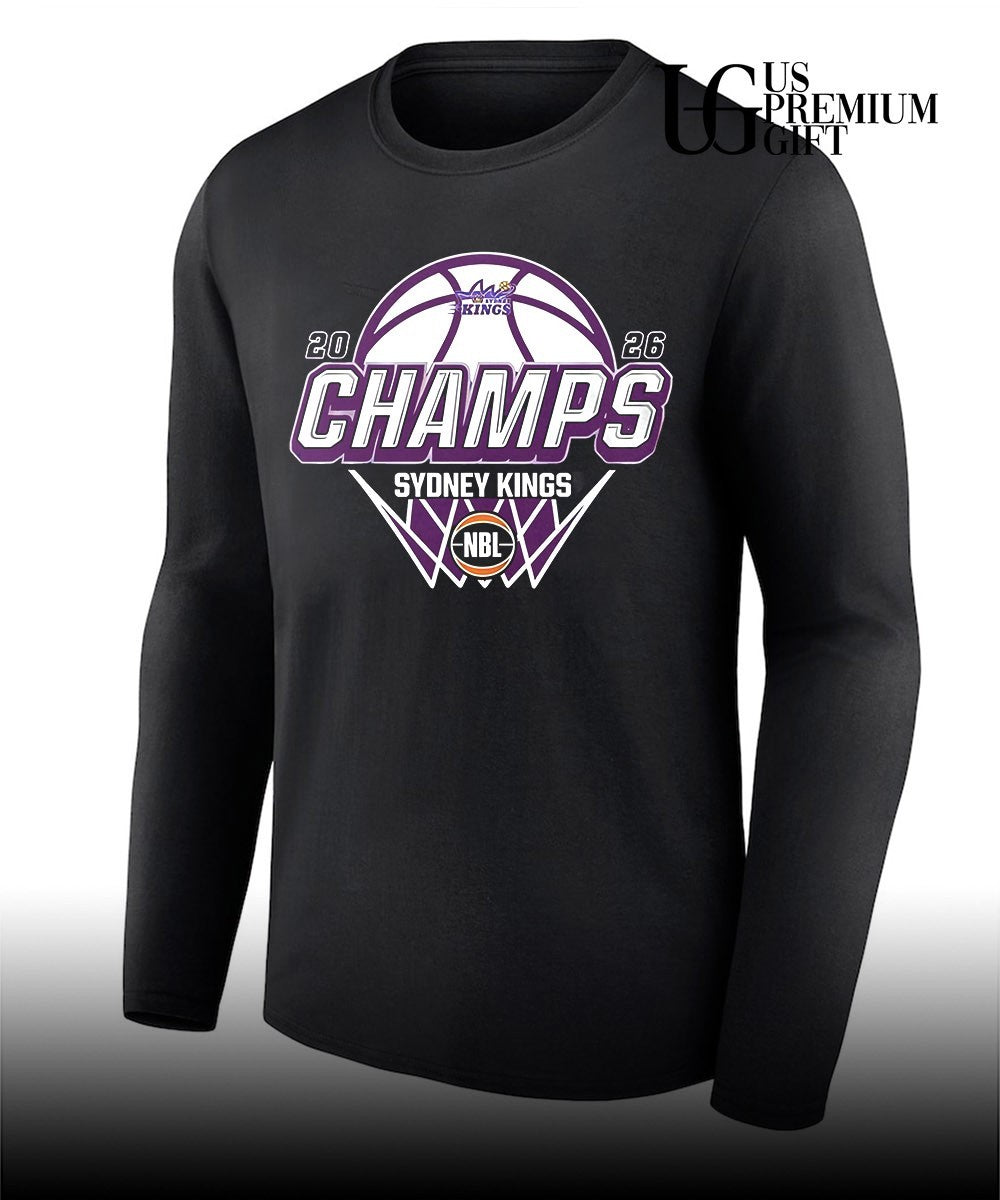 Sydney Kings 2026 NBL Champions logo shirt