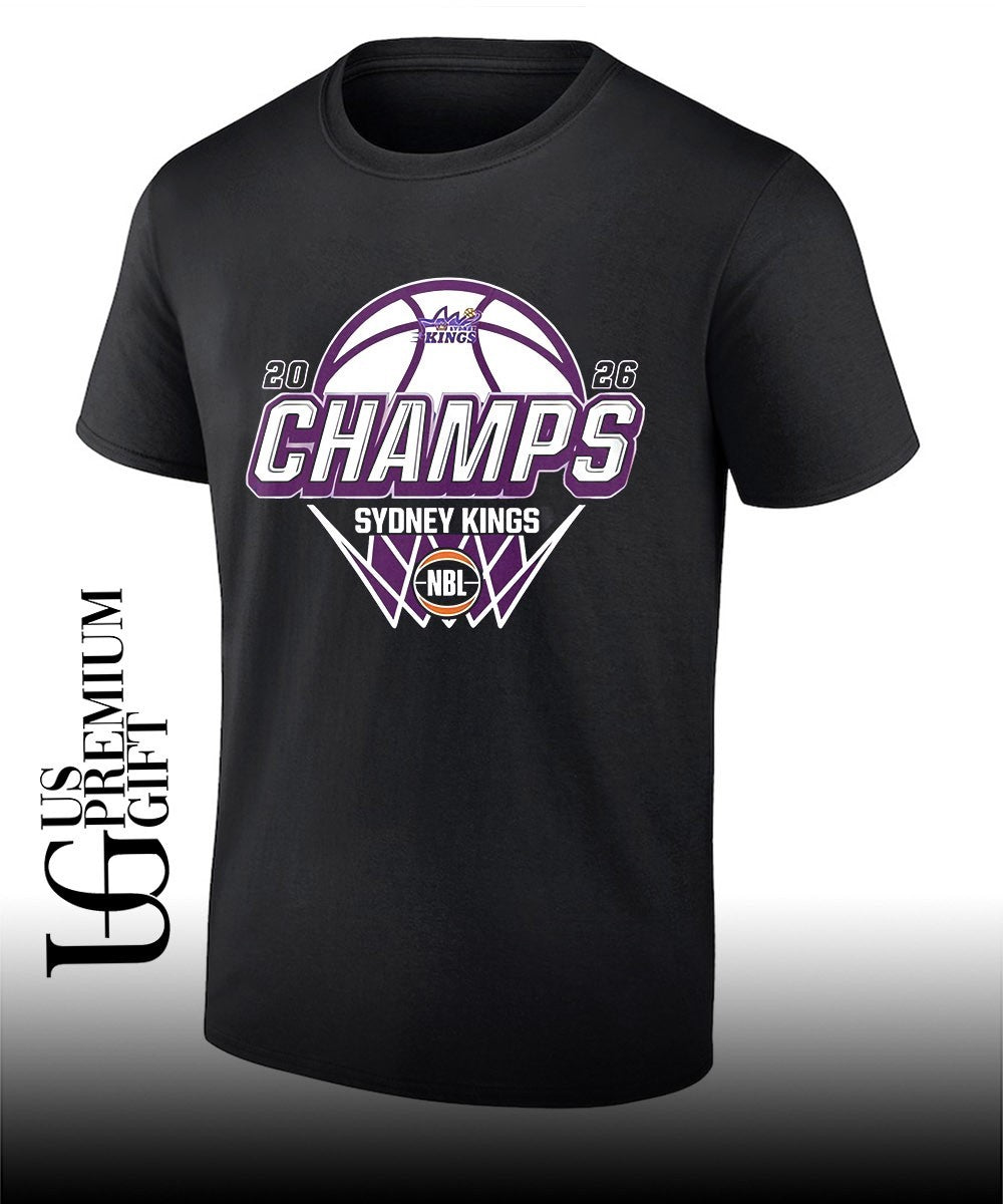 Sydney Kings 2026 NBL Champions logo shirt