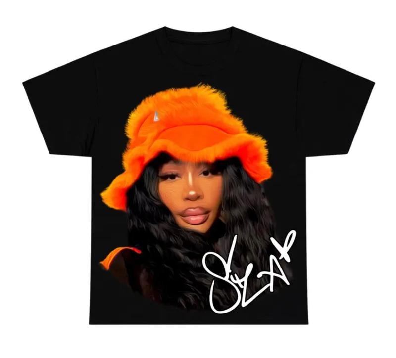Sza Orange  t shirt pop music shirt Classic Cotton Hoodie, Sweatshirt | HypeDripTees.com