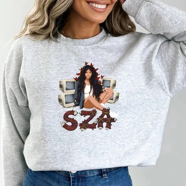 Sza shirt, SZA Sweatshirt, SZA Concert shirt, Sza hoodie, Trendy shirt, Gift for Sza Fans | HypeDripTees.com
