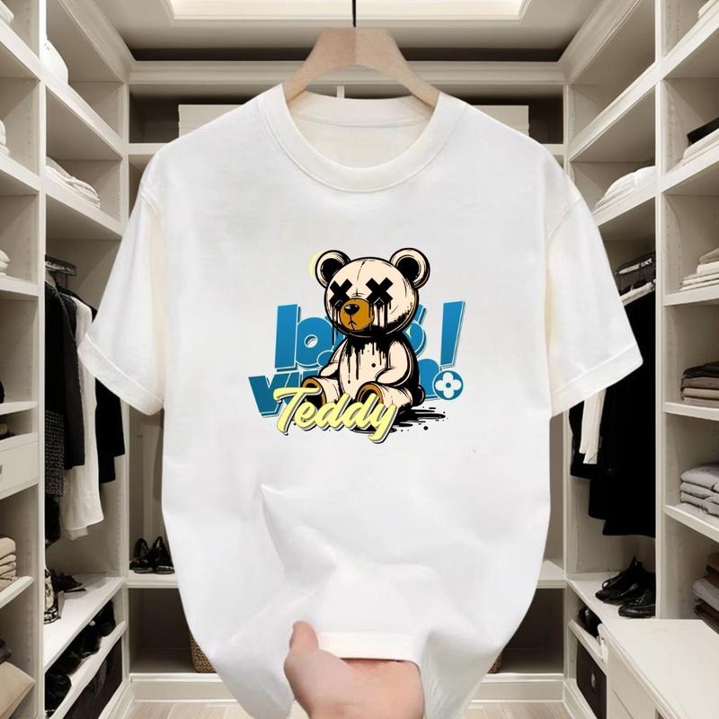 T - shirt with unique teddy bear prints, combined with trendy lettering elements. Made of pure cotton, it's comfortable...