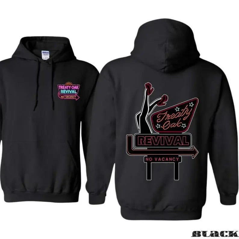 T.Oak Revival Hoodie two sides, Album Shirt Unique Fan Merch for Music Lovers,  Gift for fan, Trending Shirt Sweatshirt