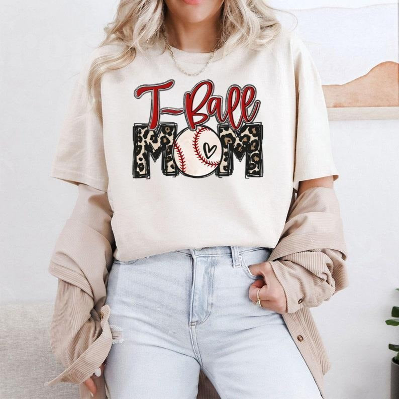 T-Ball Mom T-shirt, Mom Shirt, Baseball Mom  T-shirt Hoodie, Sweatshirt | HypeDripTees.com