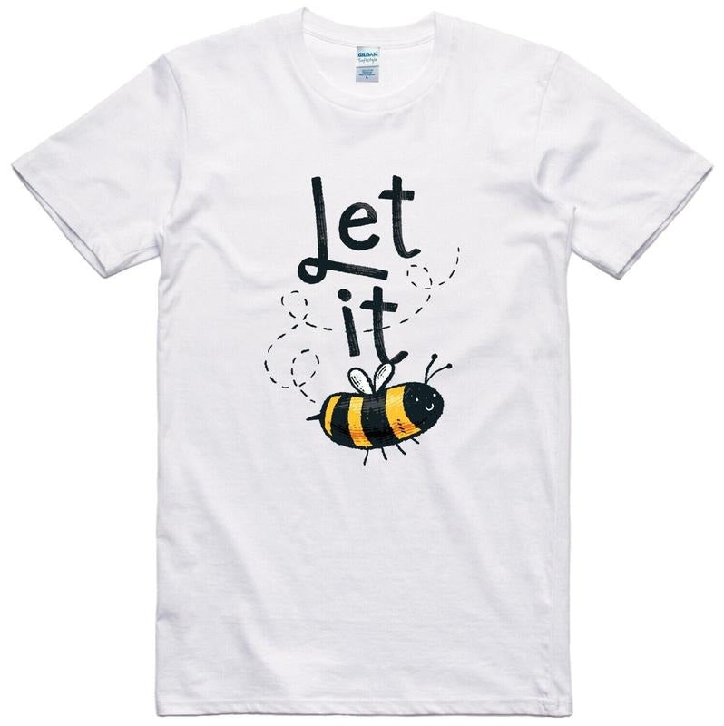T Shirt Cute Let It Bee Regular Vintage Gift For Women, S to 3XL Hoodie, Sweatshirt | HypeDripTees.com