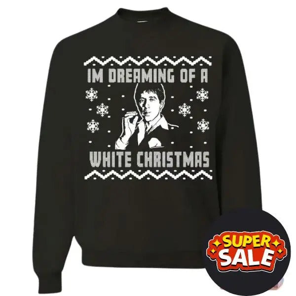 Scarface Christmas, Ugly Christmas Crewneck Hoodie/Sweatshirt/T-Shirt, For Men, For Women