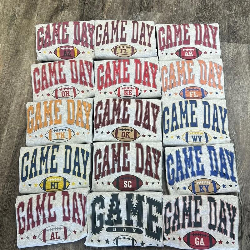 Game Day Sweatshirt/T-Shirt Hoodie | HypeDripTees.com