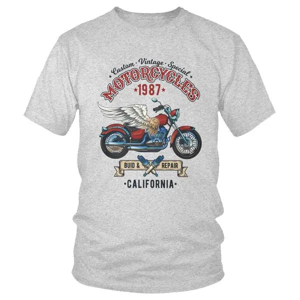 T-shirt moto vintage Hoodie, Sweatshirt | HypeDripTees.com