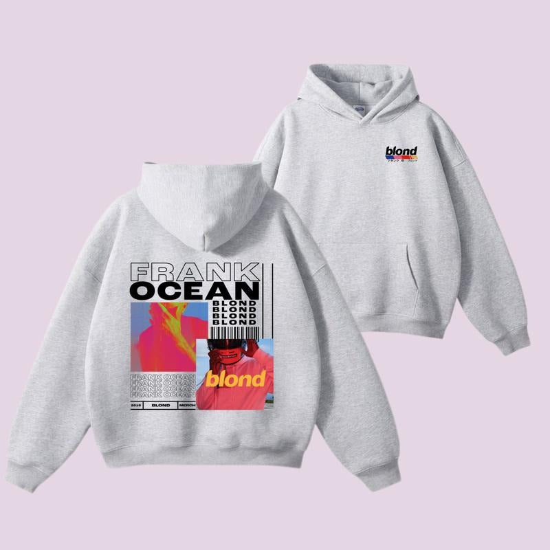 Frank Ocean Blond Album Cover 2Sides Hoodie/Sweatshirt/T-shirt, Frank Ocean Merch, Frank Ocean Album, Graphic Hoodies,...